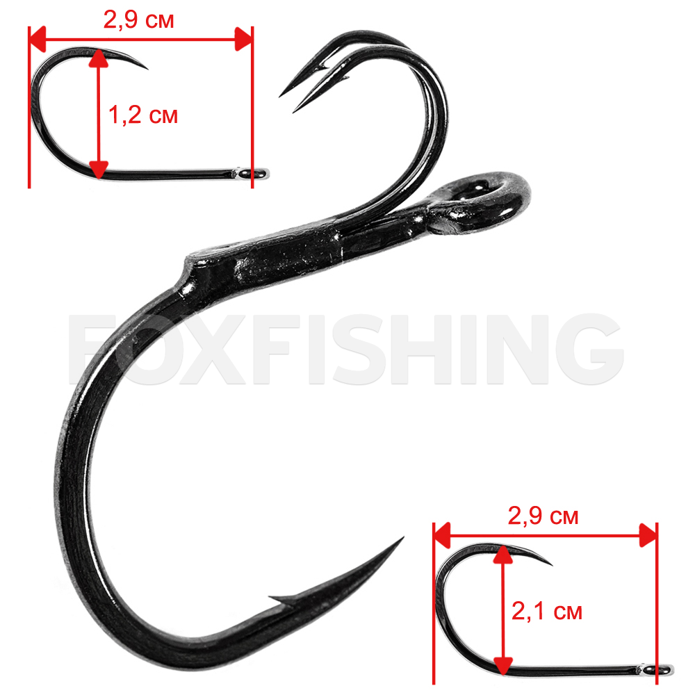 MADCAT A-Static Stinger Hook, Size 10/0, 4pcs - Fish Hook