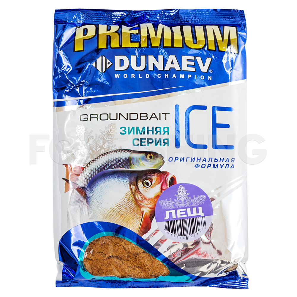 Прикормка Dunaev Ice Premium ЛЕЩ купить в Москве, низкие цены в  интернет-магазине - FoxFishing.ru