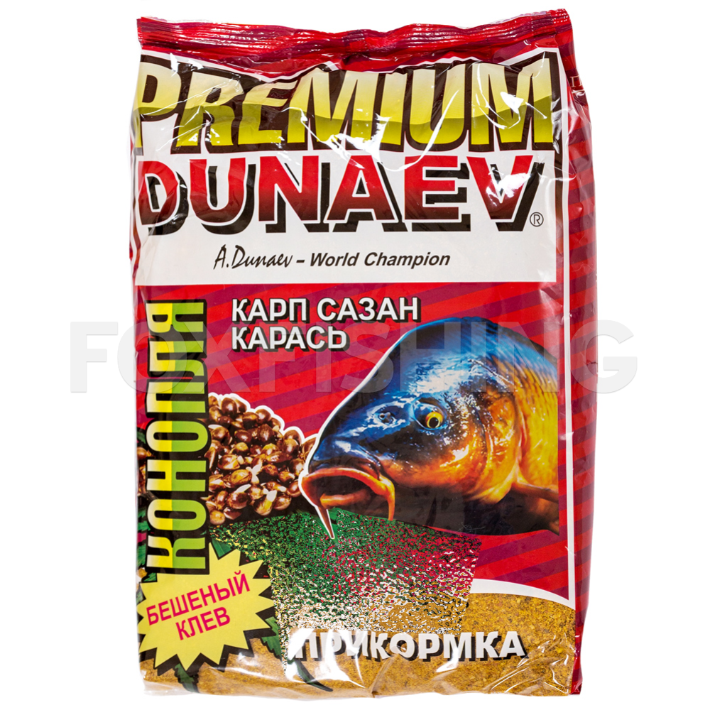 Прикормка Dunaev Premium Карп-Сазан конопля