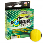 Плетеный шнур Power Pro Hi-vis Yellow 92м. 0.06мм.