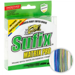 Плетеный шнур Sufix Matrix Pro Wax Shield 250м. 0.30мм. MULTICOLOR