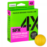 Плетеный шнур Sufix Sfx Braid X4 135м. 0.148мм. Yellow