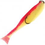 Поролоновые рыбки Контакт Незацепляйка 12см желто-красная (двойник)