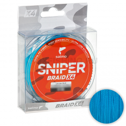 Плетеный шнур Salmo Sniper Braid 91м. 0.14мм. BLUE