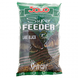 Прикормка Sensas 3000 Super FEEDER LAKE Black 1кг