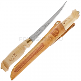 Нож Rapala Филейный лезвие 15 см, дерев. Рукоятка