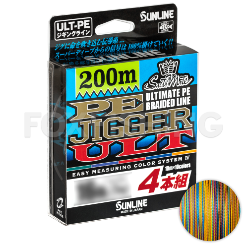 Плетёный шнур Sunline Pe Jigger Ult 4 200m 1.2PE 0.185мм. 9.2кг. Multicolor  купить в Москве, низкие цены в интернет-магазине 
