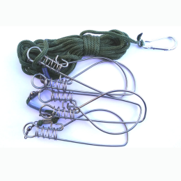 Капрон 7 карабинов 5м.