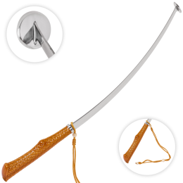 #1048 удлинённый, резная рукоять из дерева