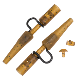 5шт. Metallic Lead Clips+Tail Rubbers Camo