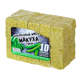 Кукурузный жмых с отверстием Горох 5уп. / 1600гр. (50шт. по 32гр.)