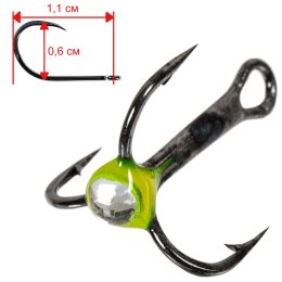 №10 Зеленый, алмаз (5шт.)