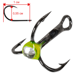 №12 Зеленый, алмаз (5шт.)