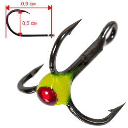 №14 Зеленый, рубин (5шт.)