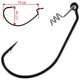 Gamakatsu Superline Spring Lock Worm Hooks