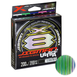 YGK SUPER JIGMAN X013 MULTICOLOR X8 X-BRAID 300m PE 0.8 - 3.0