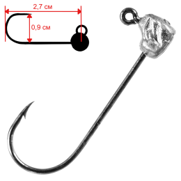 крючок №2 0.5г. 5шт.